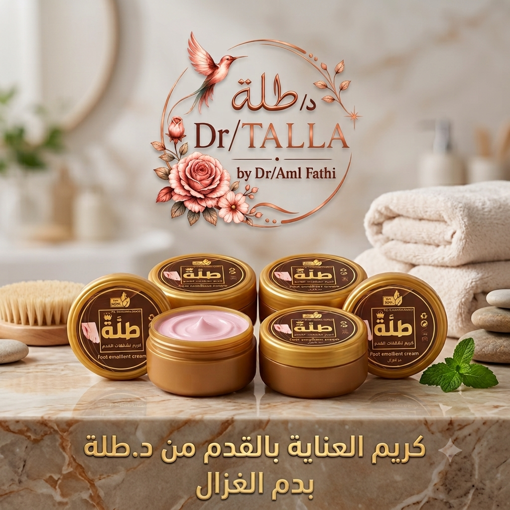 كريم العناية بالقدم بدم الغزال من د/ طلة 70 جرام .... Foot Emollient Cream Dr/ TAllA 70 gm