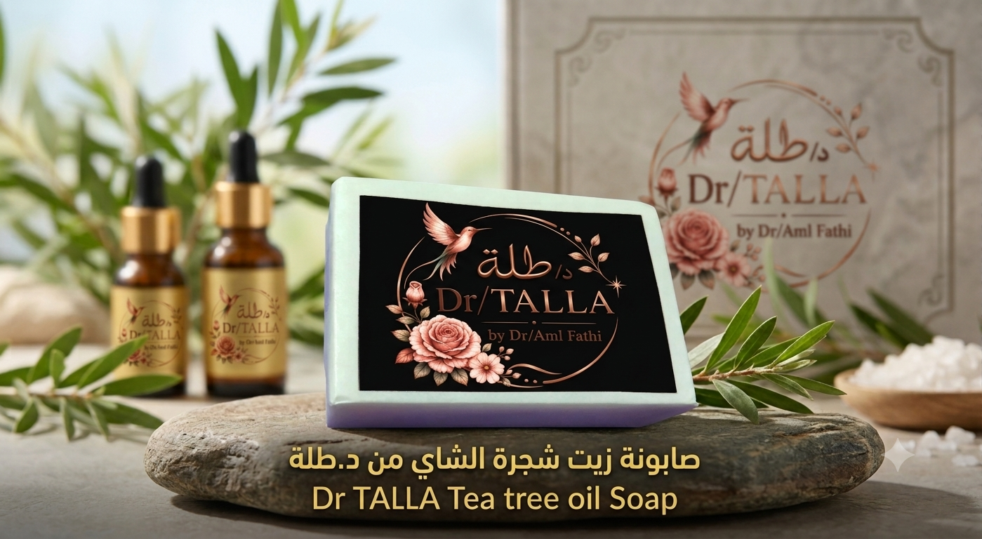 صابونة زيت شجرة الشاي من د/طلة Dr TAllA Tea tree oil Soap