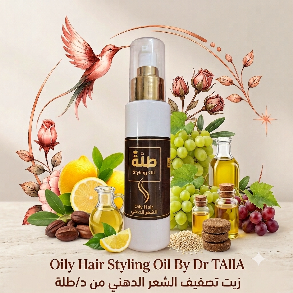 زيت تصفيف الشعر الدهني من د/ طلة ... Dr/ Talla Styling Oil For Oily Hair 70 ml