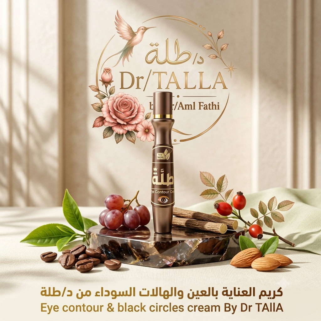 كريم العناية بالعين والهالات السوداء من د/طلة.. Eye 👁️ contour & black circles By Dr TAllA