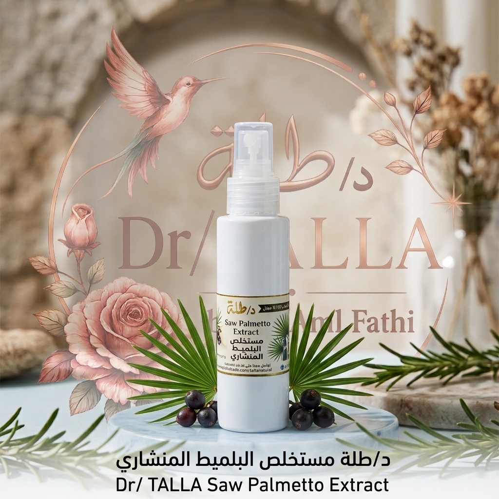 مستخلص البلميط المنشاري من د/طلة ... Dr. Talla’s Saw Palmetto Extract
